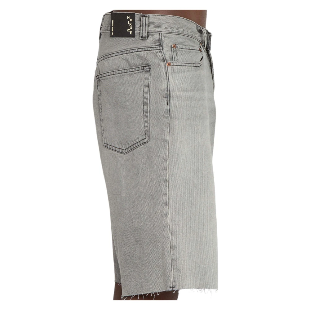 Haikure Jo Palermo Grijze Denim Shorts Gray Heren