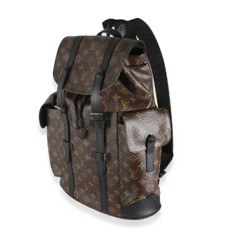 Louis Vuitton Vintage Pre-owned Canvas backpacks Brown Dames