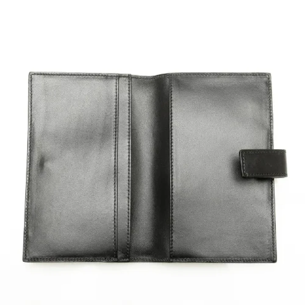 Gucci Vintage Pre-owned Leather home-office Black Dames