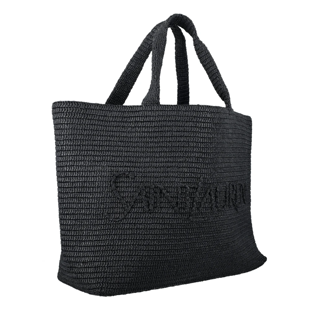 Saint Laurent Zwarte Reis Tote Tas Ss24 Black Heren
