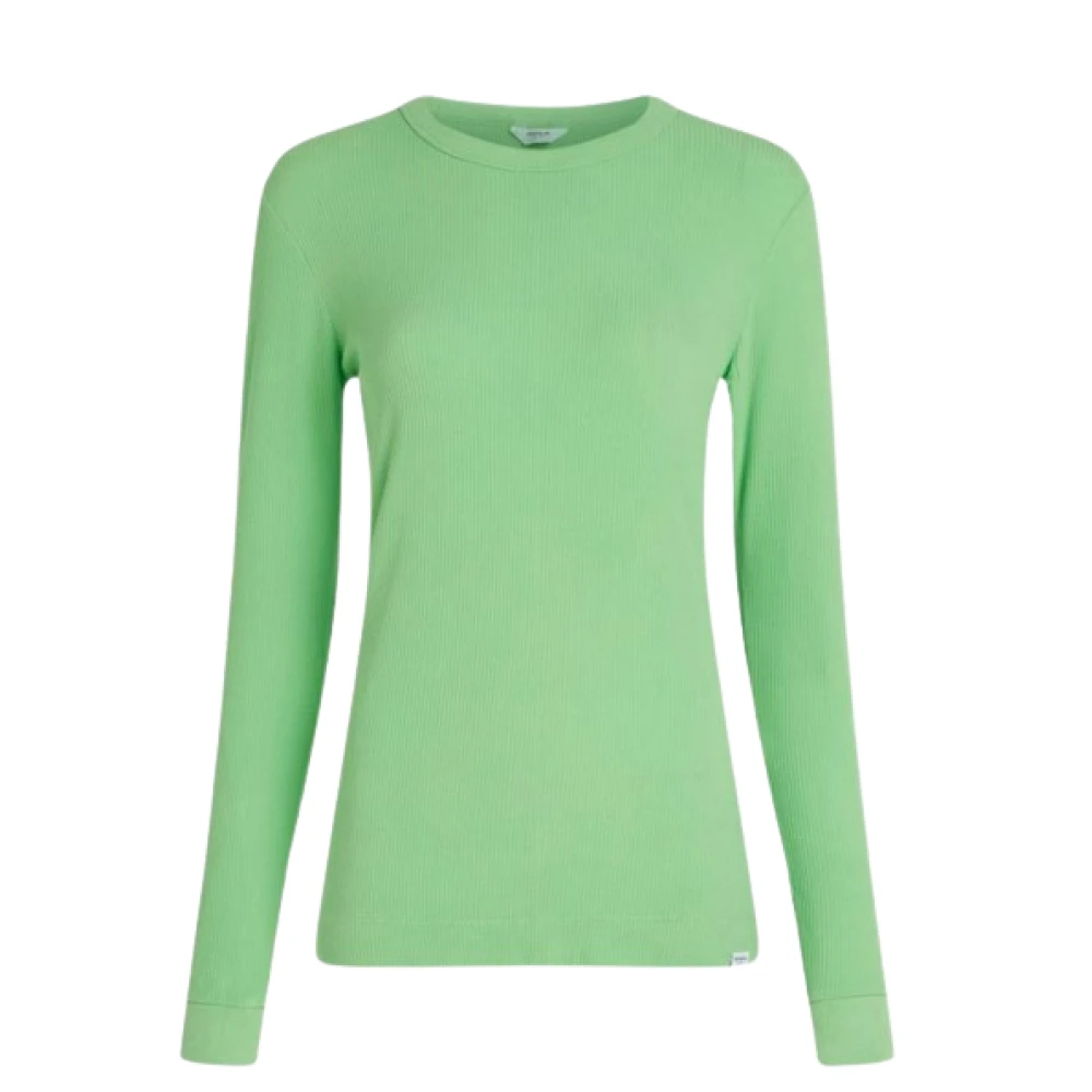 Penn&Ink N.Y Stijlvolle Longsleeve T-shirt Green Dames