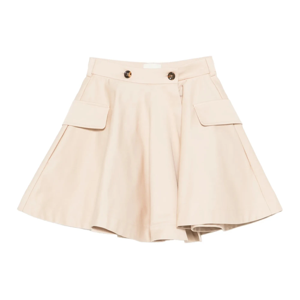 Fendi Unisex Kids Beige Kids Skirts, 14 Y, Pleated Skirt