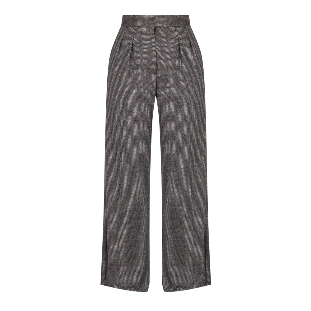 Liviana Conti Elegante Zwarte Broek Gray Dames