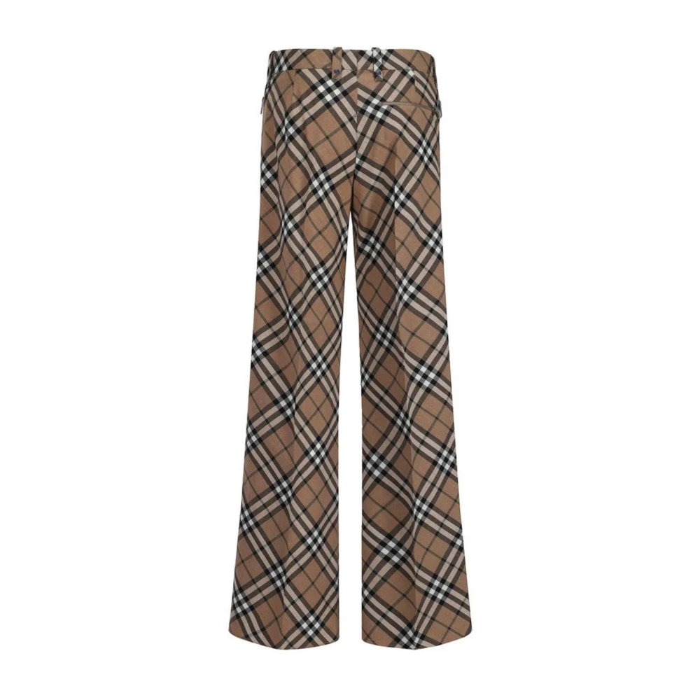 Burberry Geruite Patroon Broek met Ritszakken Multicolor Heren