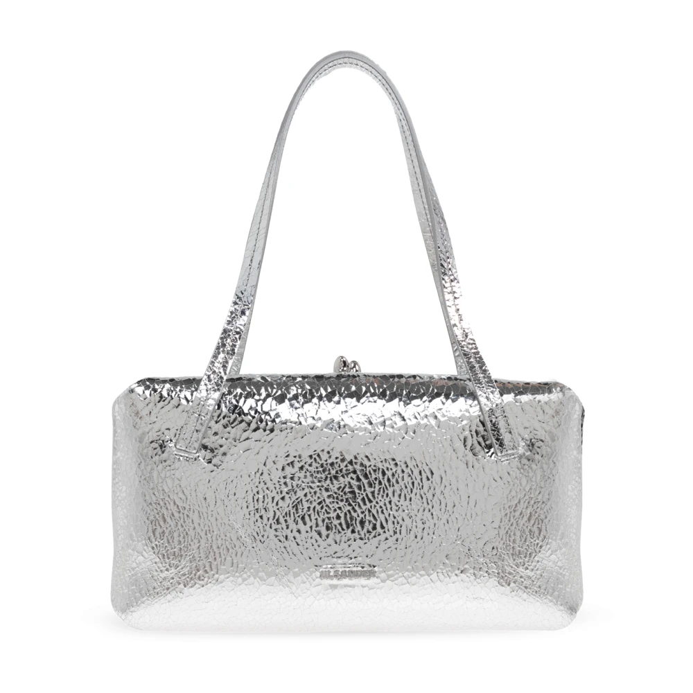 Jil Sander Women's Gray Shoulder Bag - Shoulder Bags - One Size - Bags