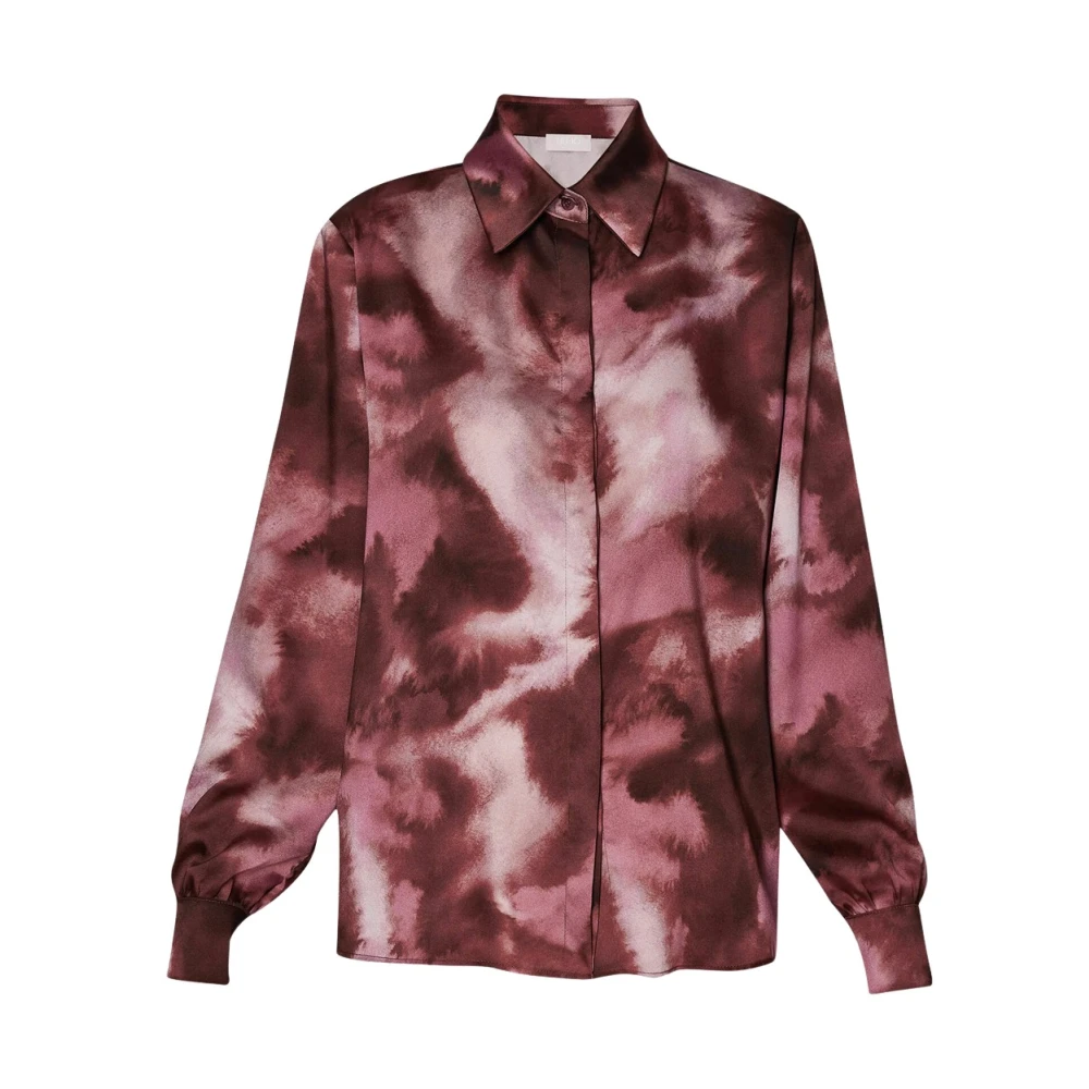Liu Jo Elegante Satijnen Blouse voor Vrouwen Red Dames