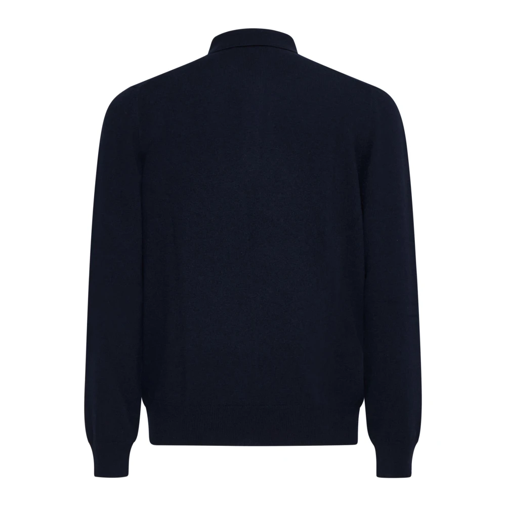 D4.0 Blauwe Sweaters voor Mannen Blue Heren
