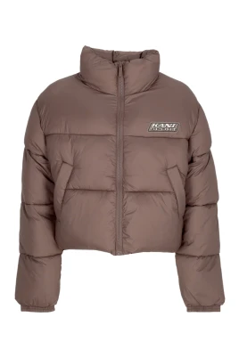 Sport Patch Crop Puffer Jacka