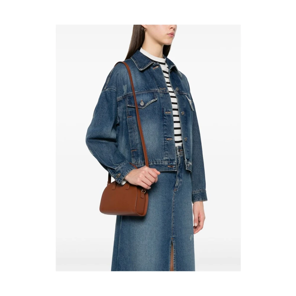 A.p.c. Stijlvolle Bruine Tas met Magnetische Sluiting Brown Dames
