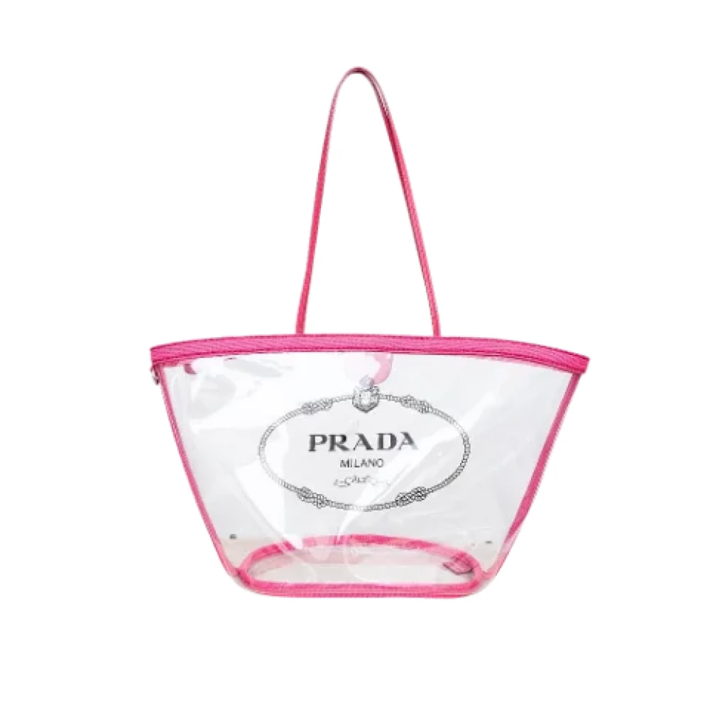 Prada Vintage Pre-owned Leather prada-bags Pink Dames