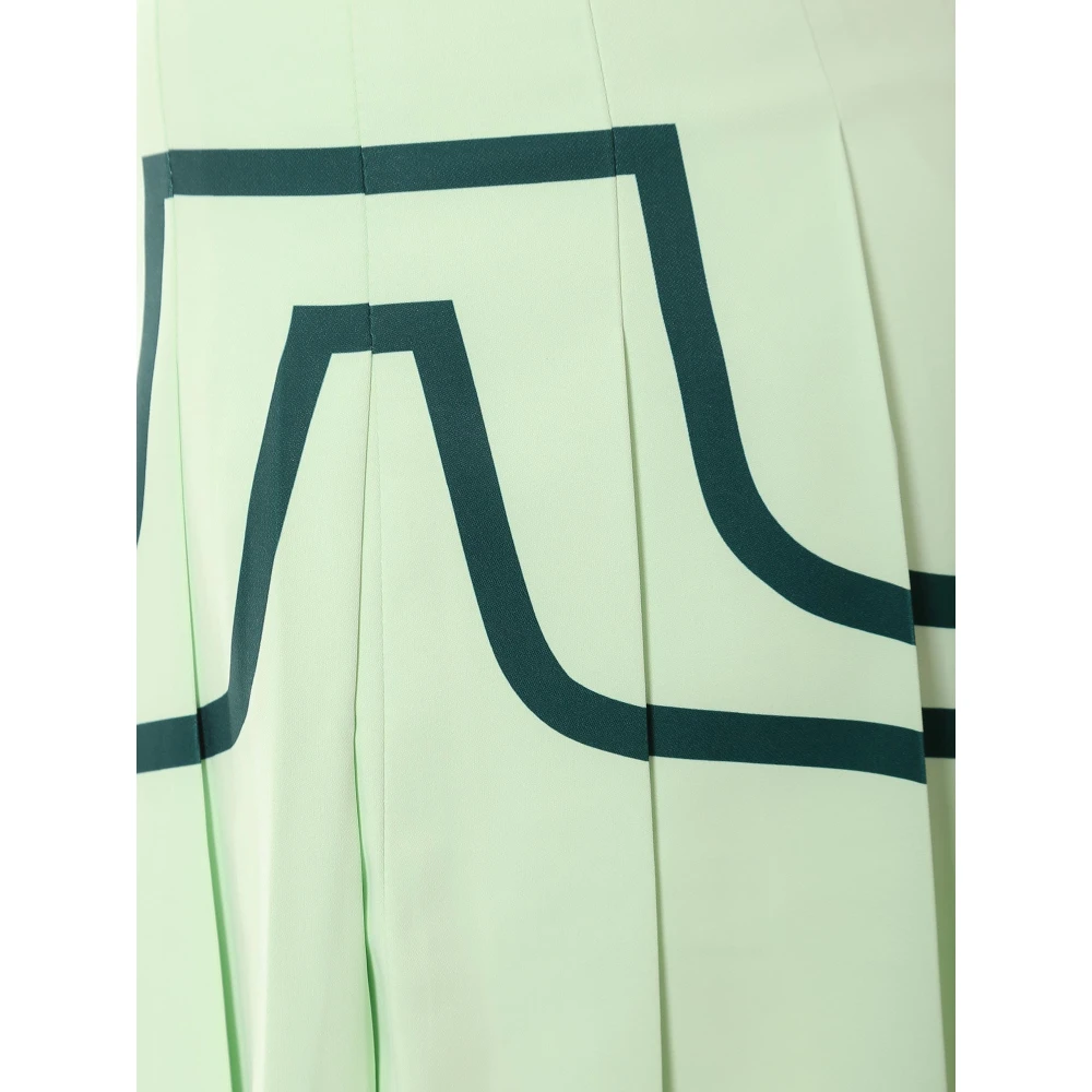 J.LINDEBERG Gerecyclede Plooirok met Shorts Detail Green Dames