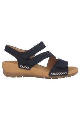 Blå Dam Sandal - Lätt Läder