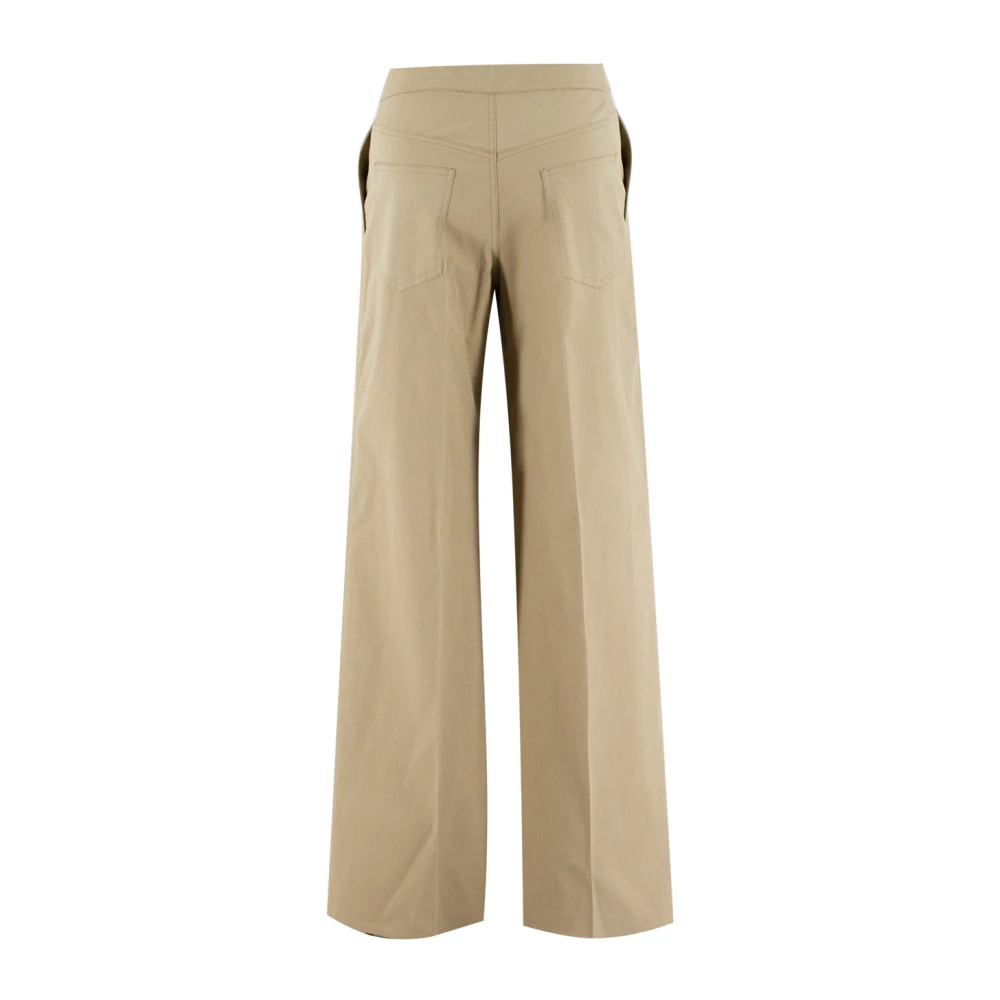 ETRO Palace Style Wide Leg Trousers Beige Dames