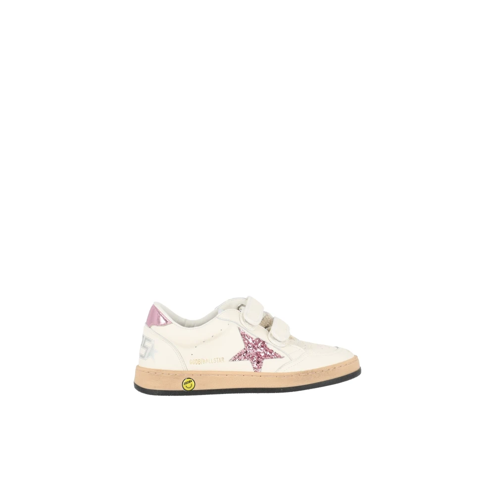 Golden Goose Ball Star Trainers - Female - Kids Sneakers - White - 22 Eu - Kids - Image 3