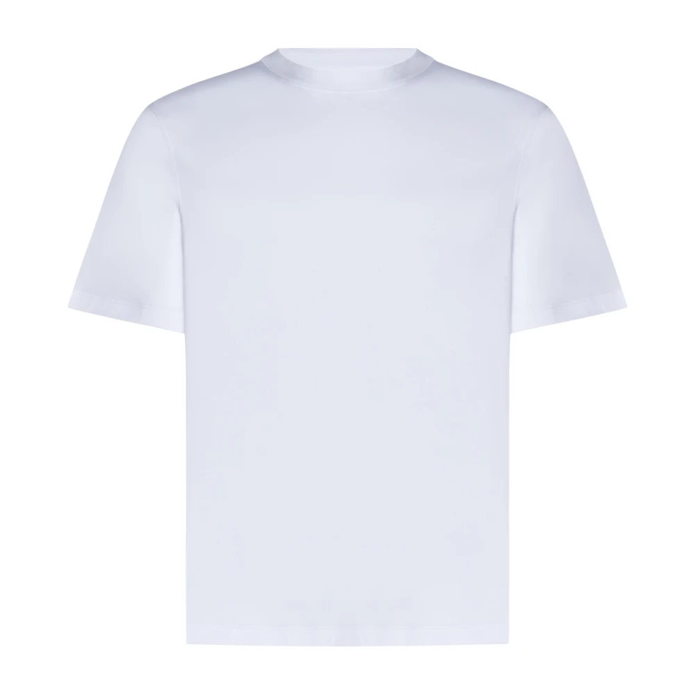 Brunello Cucinelli White T-Shirts, Male, 2XL, Cotton Jersey Crew-Neck T-Shirt