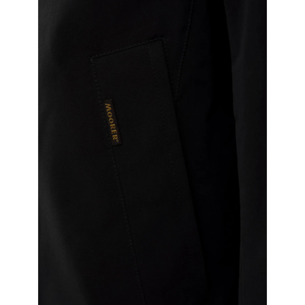 Moorer Blauwe Dubbel-Borst Jas Loyd Stijl Blue Heren