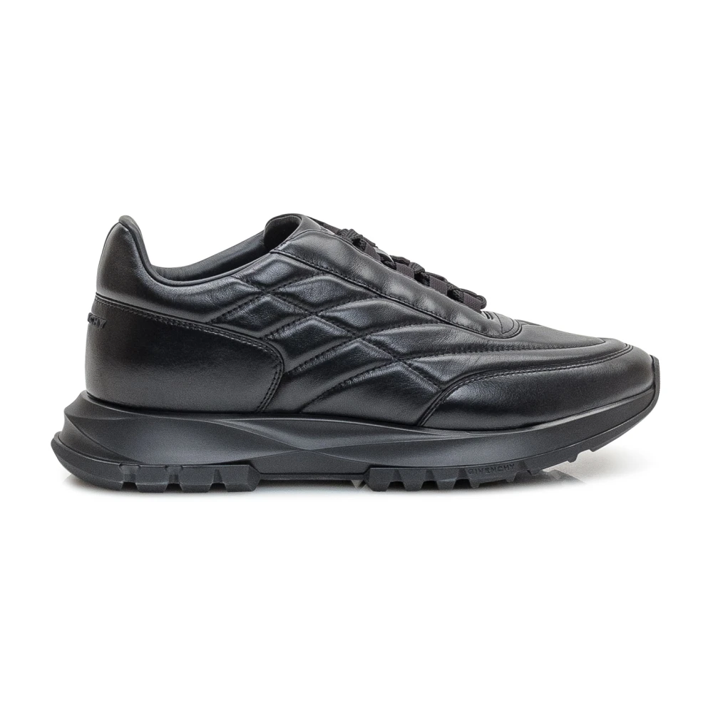 Givenchy Trainers Sneakers in glanzend gewatteerd leer Heren Schoenen Zwart