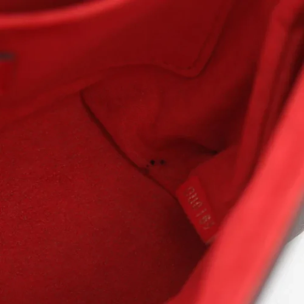 Louis Vuitton Vintage Pre-owned Canvas handbags Orange Dames