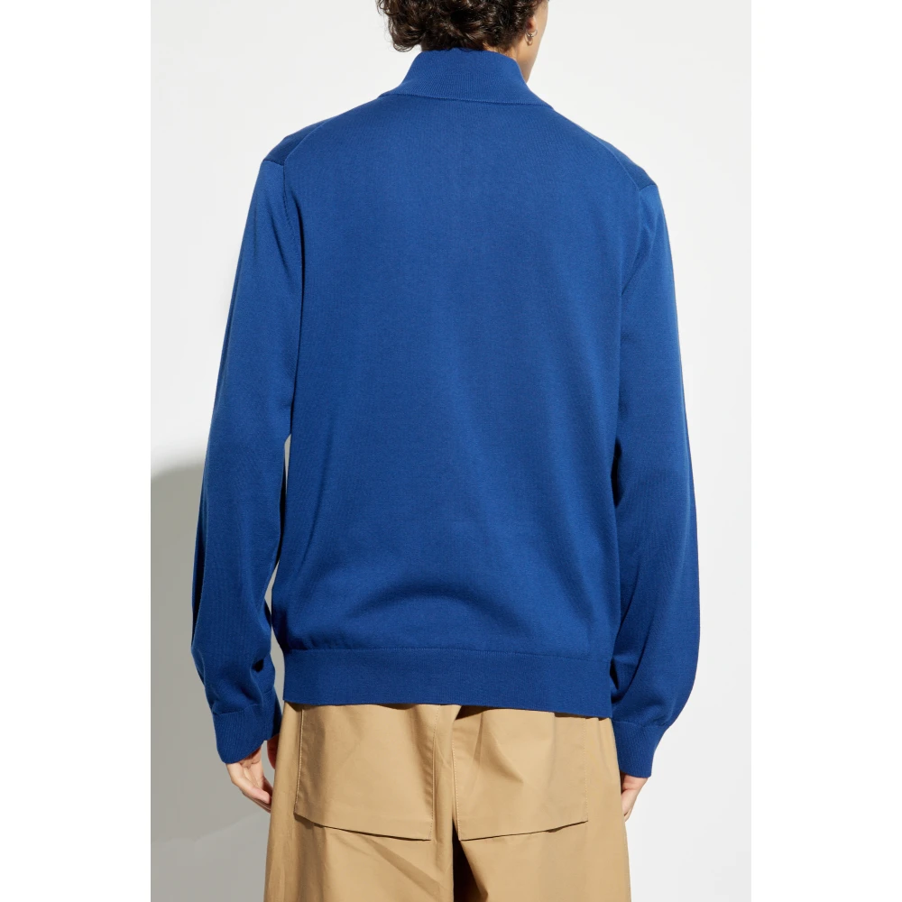PS By Paul Smith Cardigan met logo Blue Heren