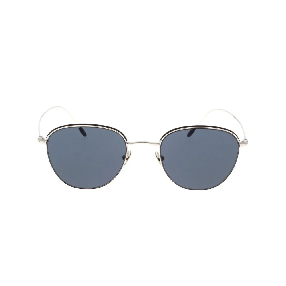 Giorgio Armani Unisex Gray Sunglasses, 51 Mm, Square Metal Sunglasses Bold Style