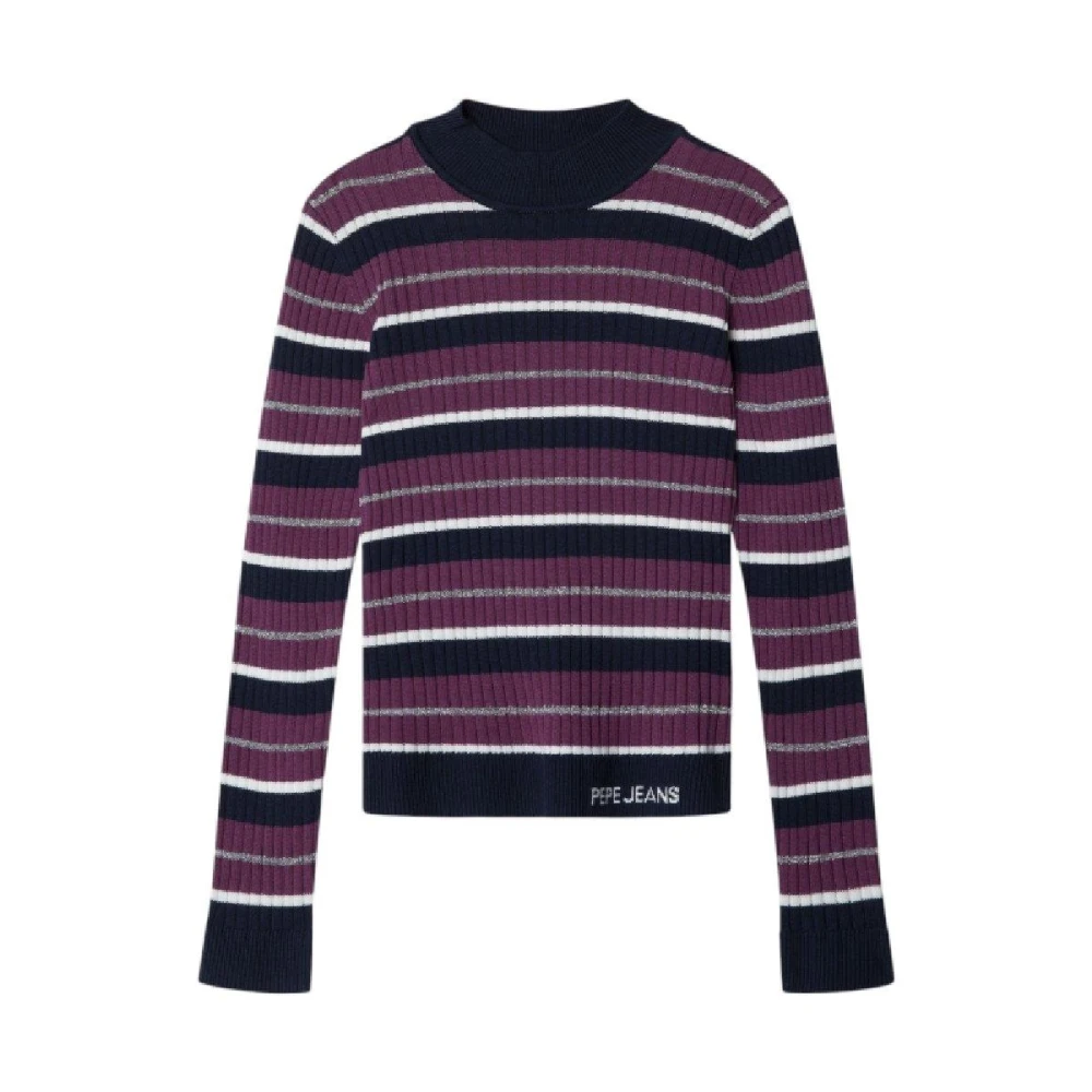 Pepe Jeans Girls Multicolor Belle Round-Neck Knitwear - Kids Knitwear - 14 Y - Kids