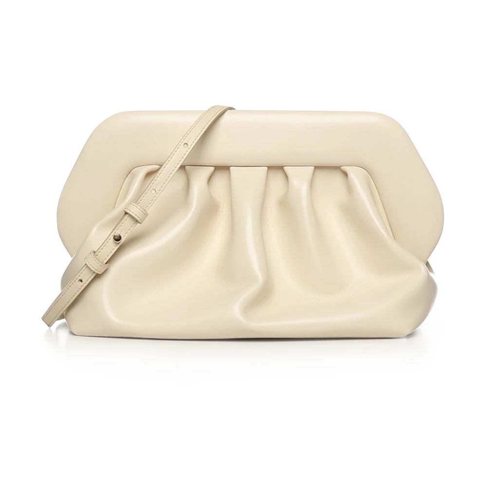 Themoirè Women's Beige Clutch - Clutches - One Size - Bags