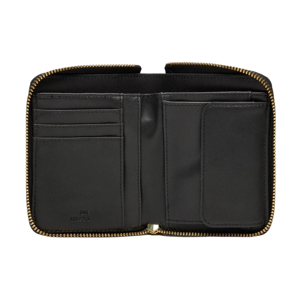 Love Moschino Damesportemonnee met muntvak Black Dames