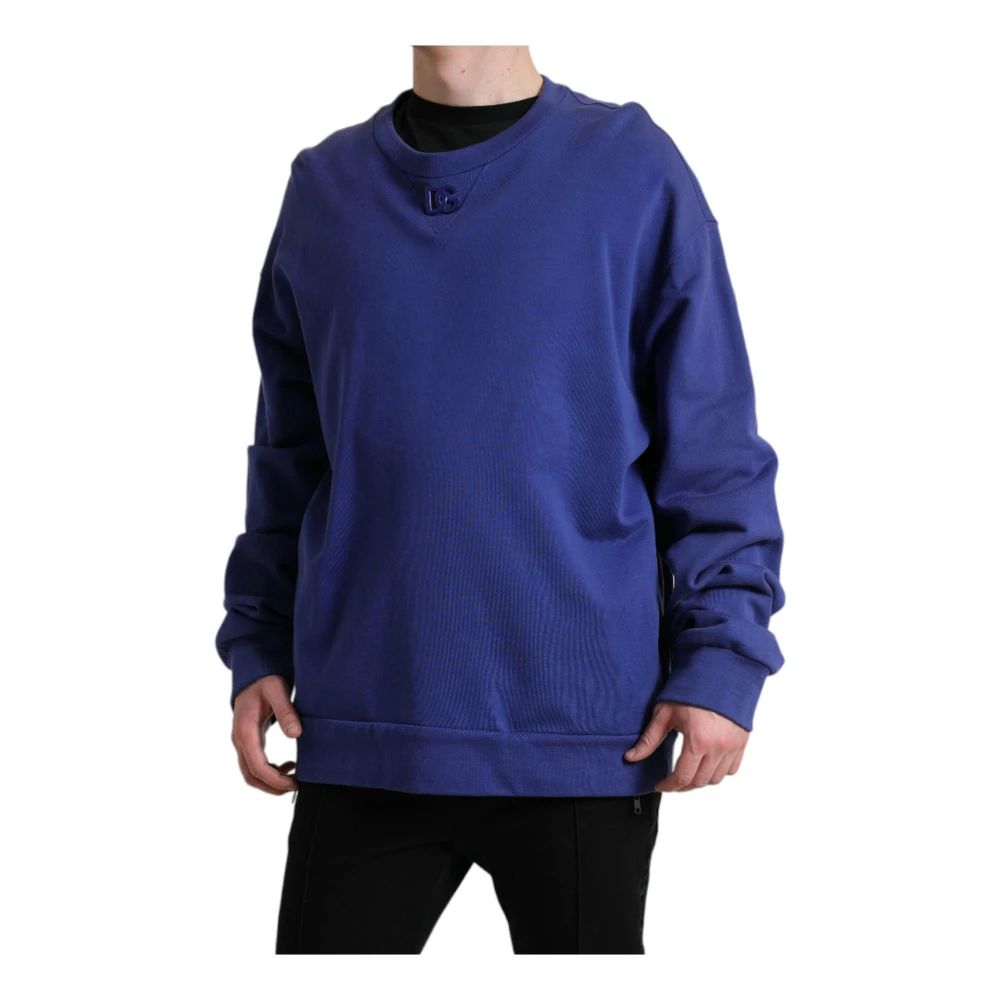 Dolce & Gabbana Sweatshirts Blue Heren