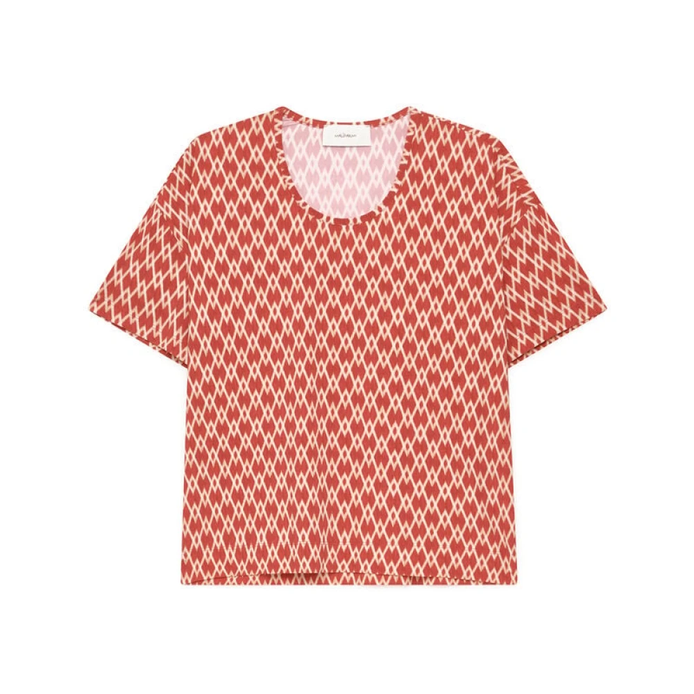 Maliparmi Donna Rosso Top, Xs, New,