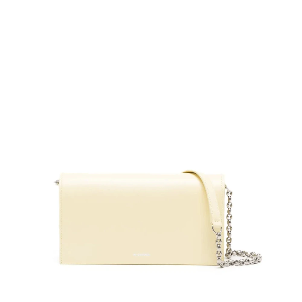Jil Sander Women's Yellow All Day Chain Wallet Bag