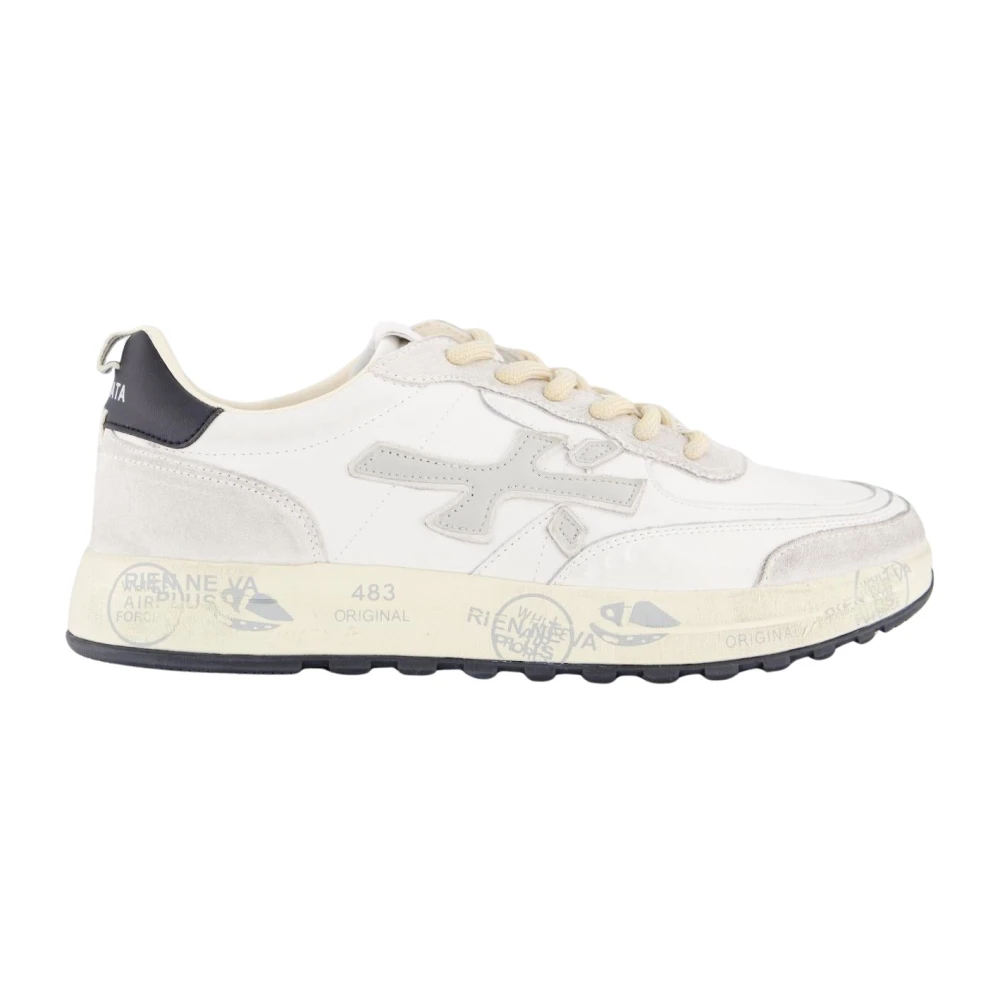 Premiata Klassieke Herensneakers Heren Schoenen Wit