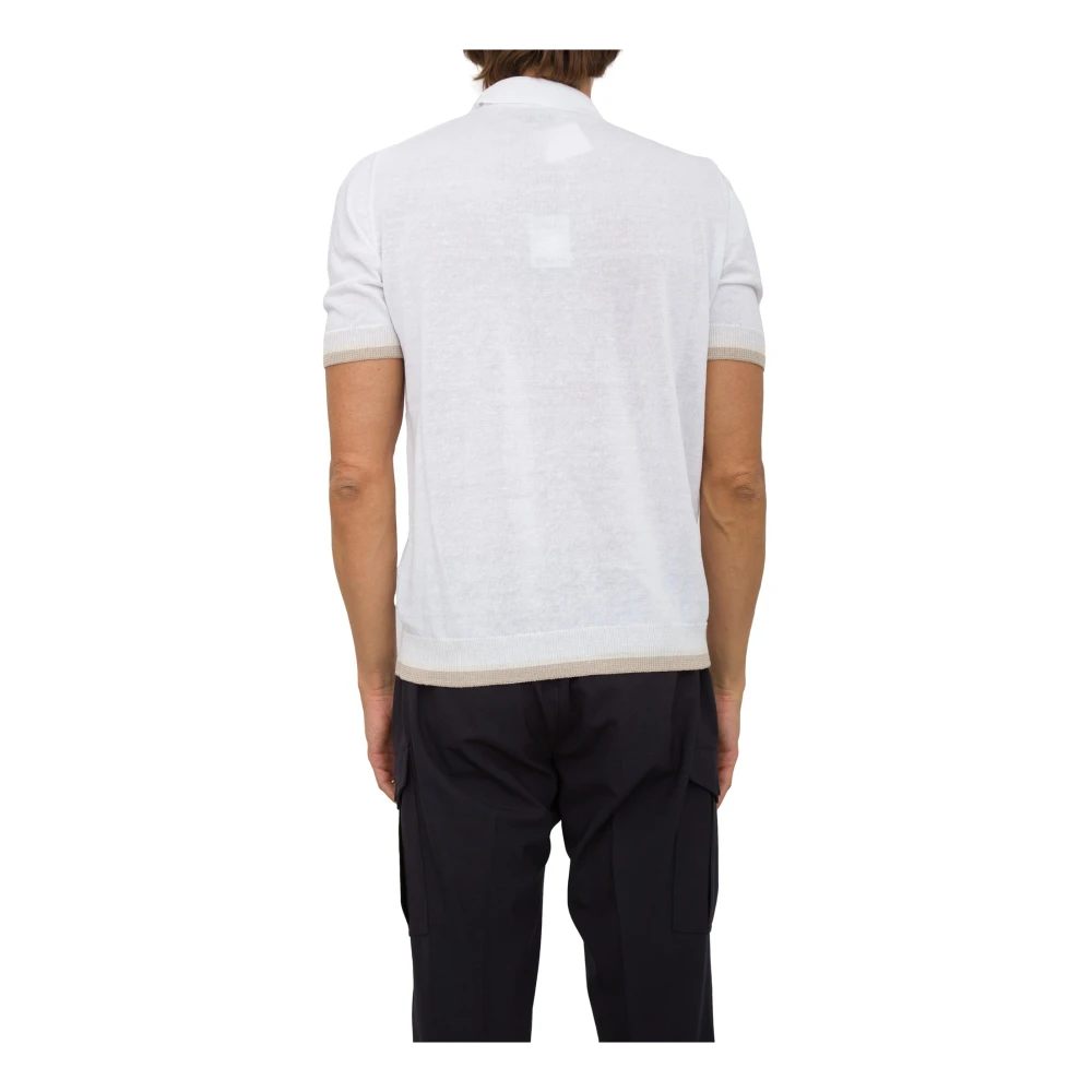 PESERICO Klassieke Polo Shirt White Heren
