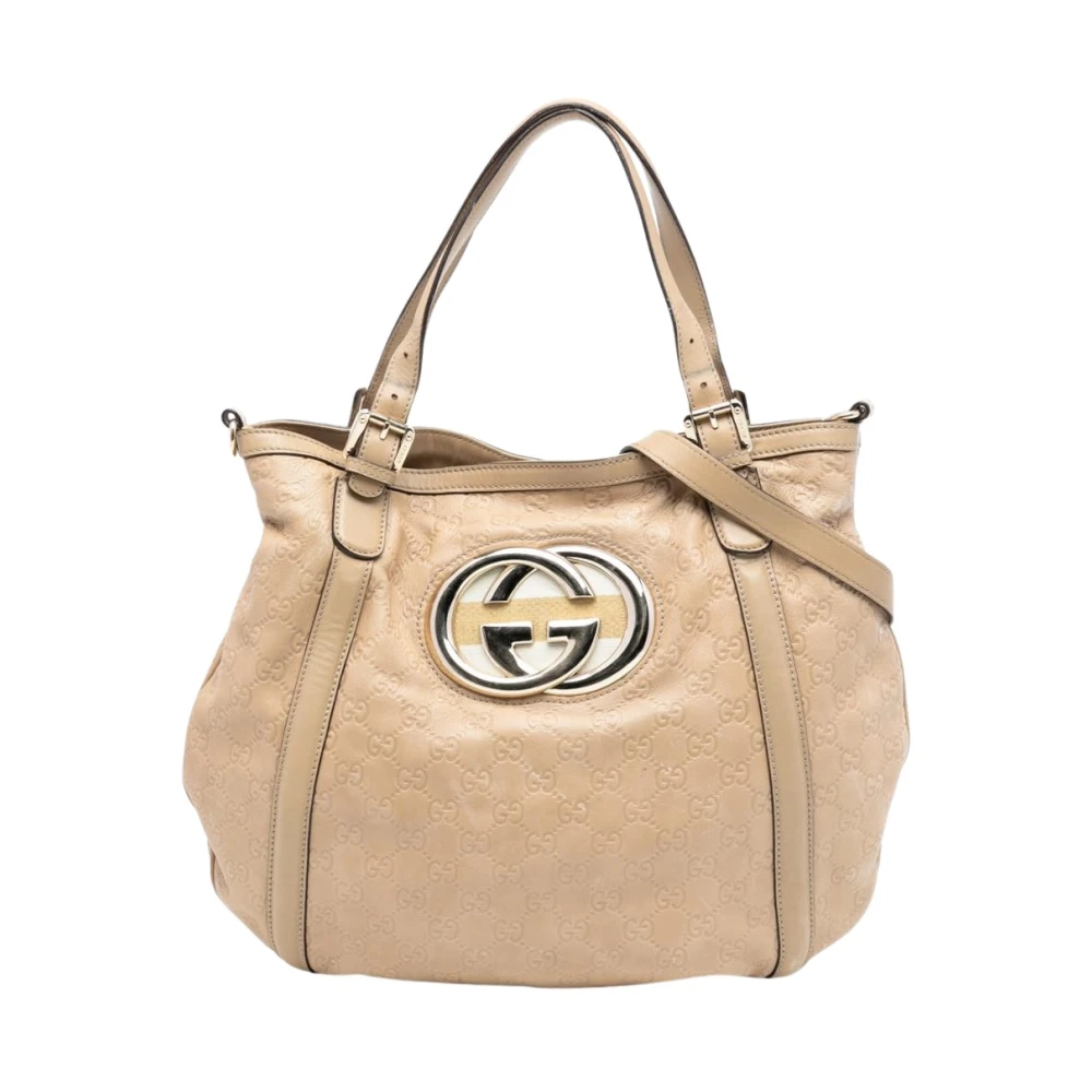 Gucci Vintage Donna Marrone Pre-Owned, Taglia Unica, Used,