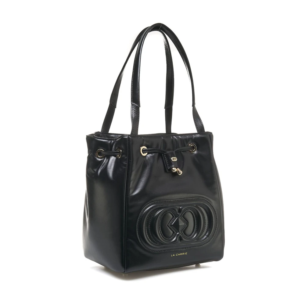 La Carrie Zwarte Bucket Bag & Rugzak White Dames