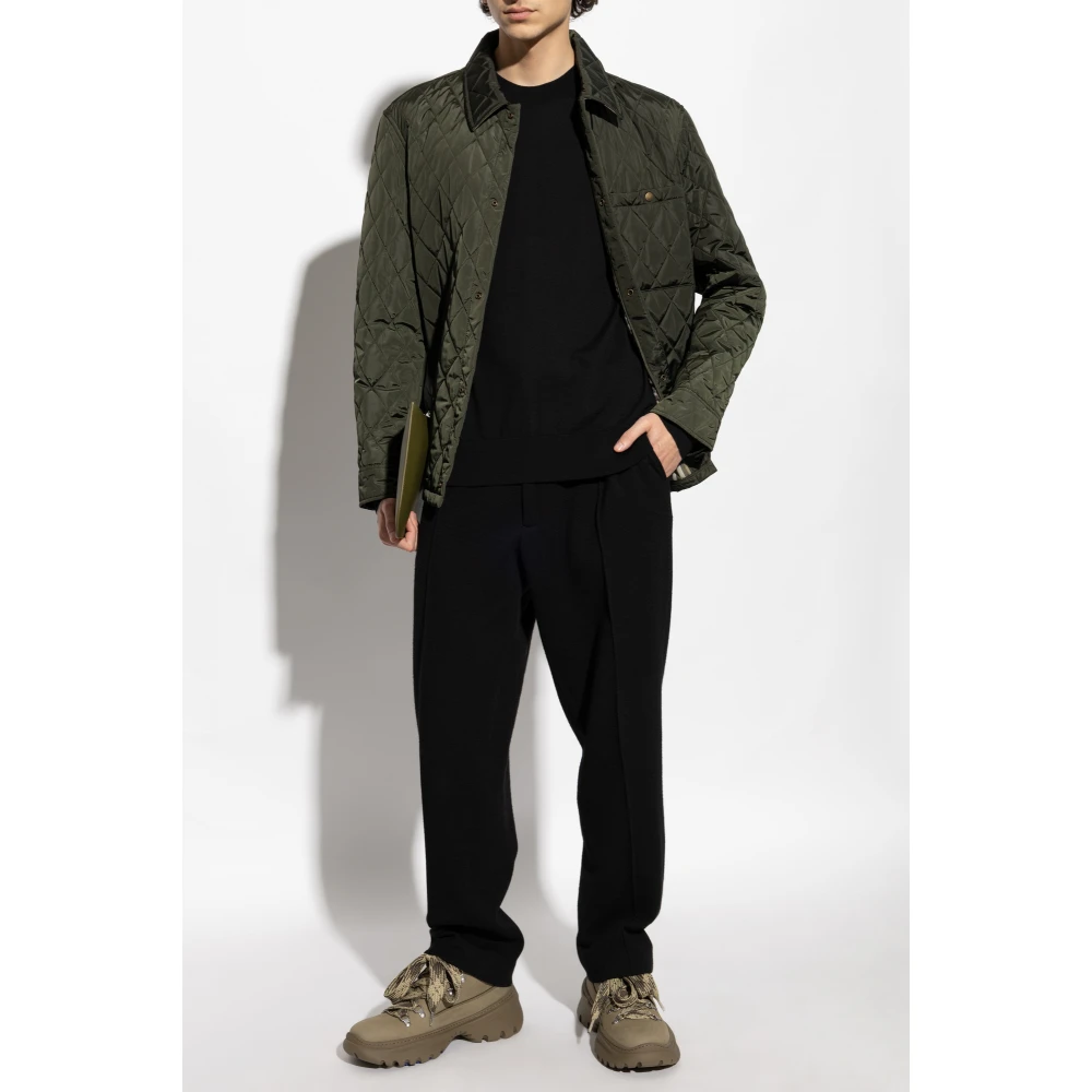 Burberry Wollen trui Black Heren