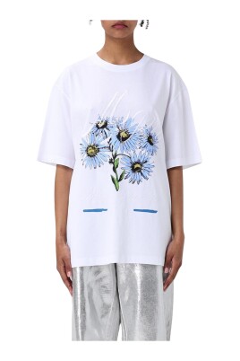 white-daisy-graphic-tee