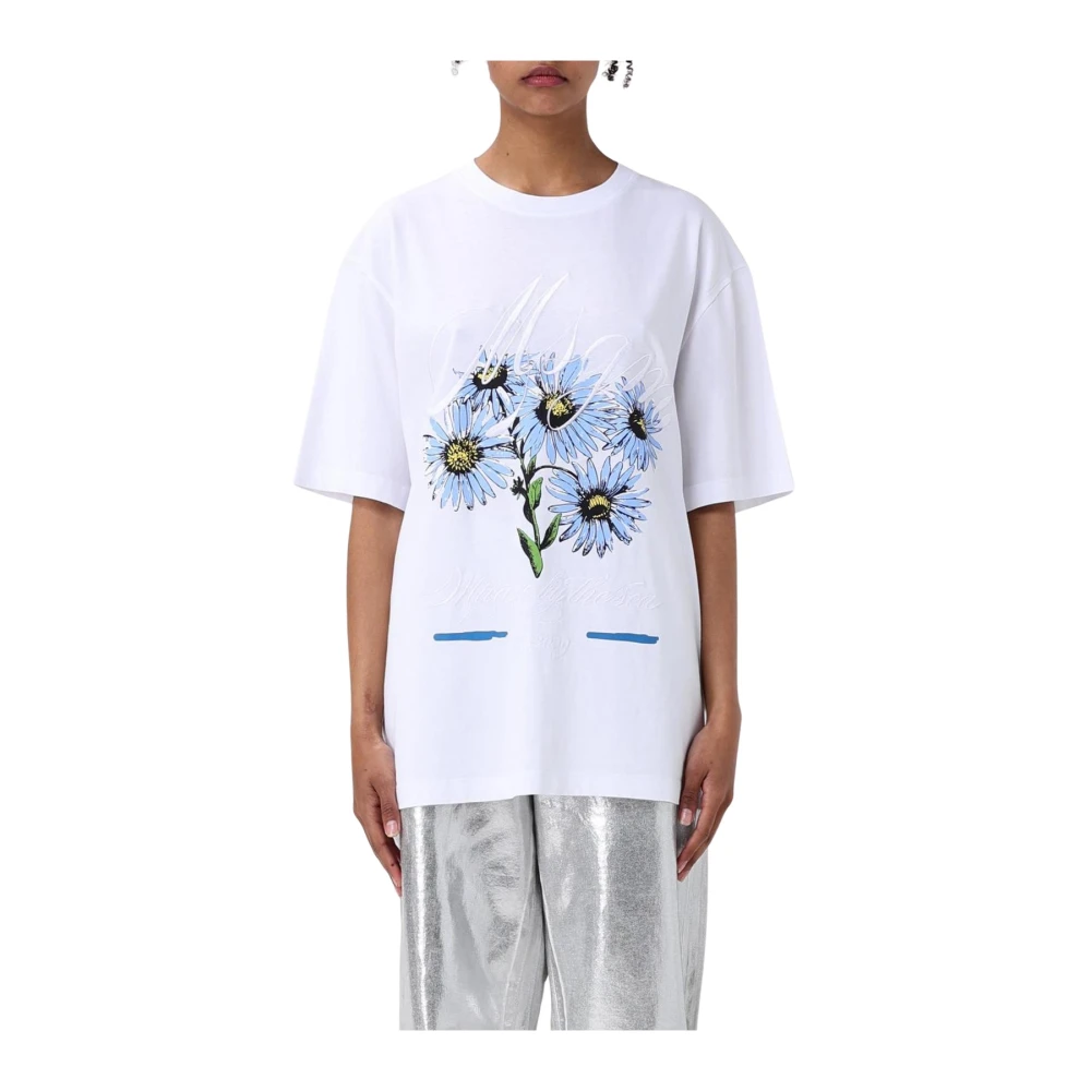 Msgm - Tops > T-Shirts - White - Msgm - Modalova