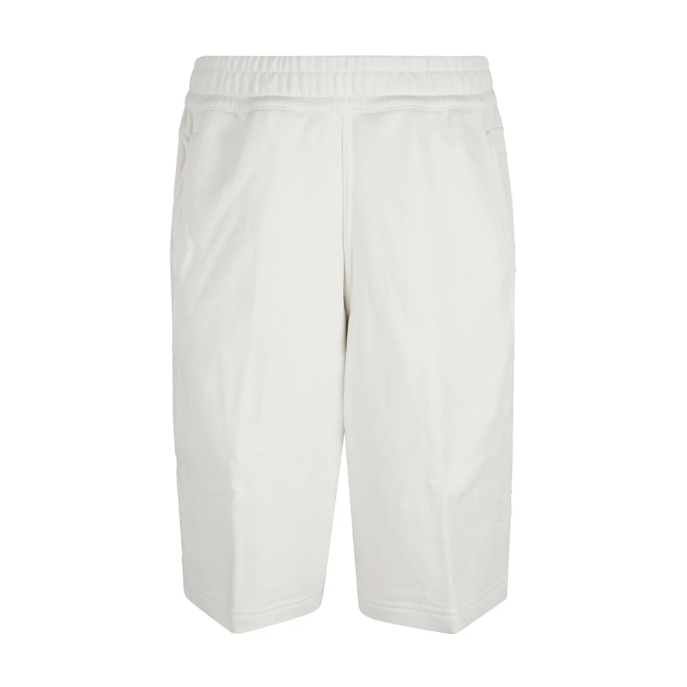 Burberry Stijlvolle witte katoenen logo shorts White Heren