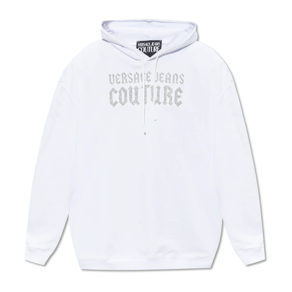 Versace Jeans Couture Oversized hoodie White Dames