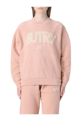 confortable-sweatshirt-en-polaire-rose