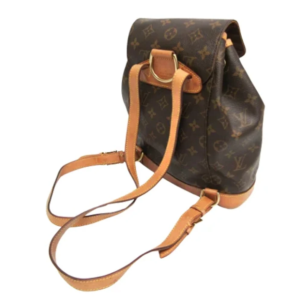 Louis Vuitton Vintage Pre-owned Canvas backpacks Brown Dames