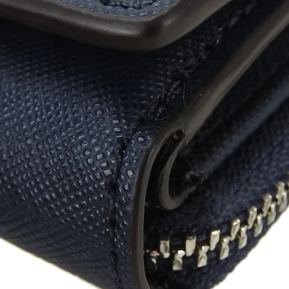 Michael Kors Pre-owned Leather wallets Blue Dames
