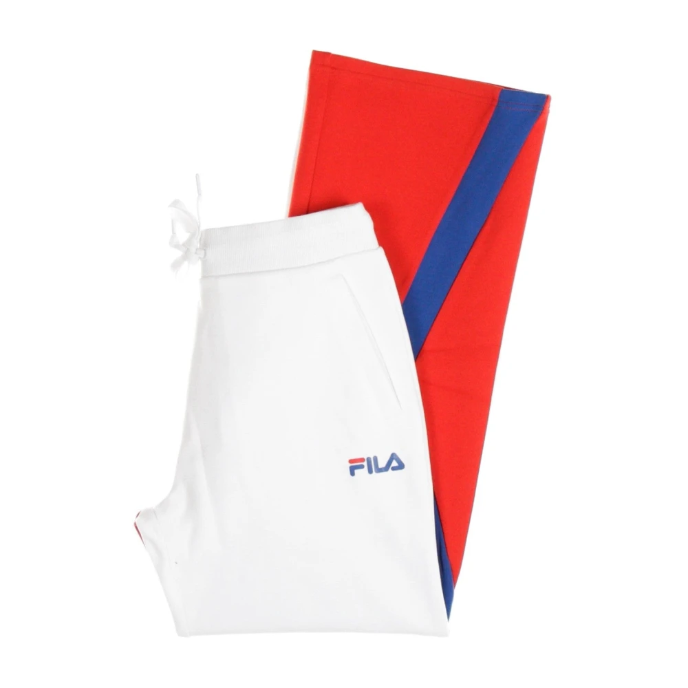 Fila Witte lichtgewicht trainingsbroek voor vrouwen Multicolor Dames