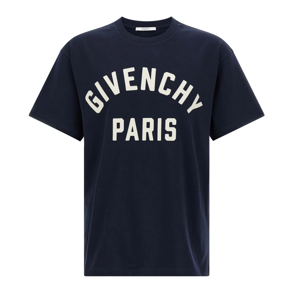 Givenchy Men's Blue T-Shirts, M, Logo T-Shirt