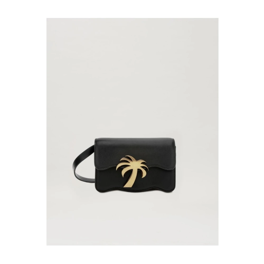 Palm Angels Stijlvolle Schoudertassen Black Dames