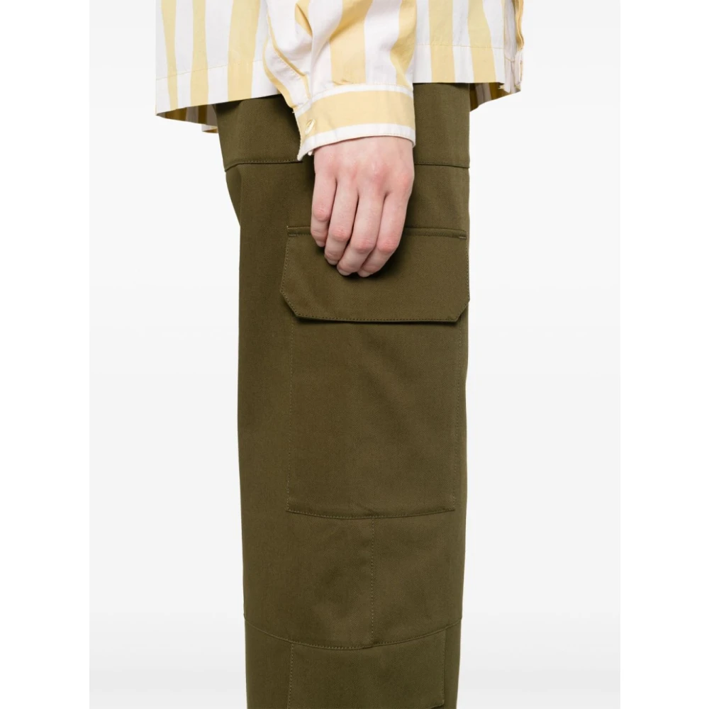 Msgm Groene Casual Broek voor Mannen Green Dames