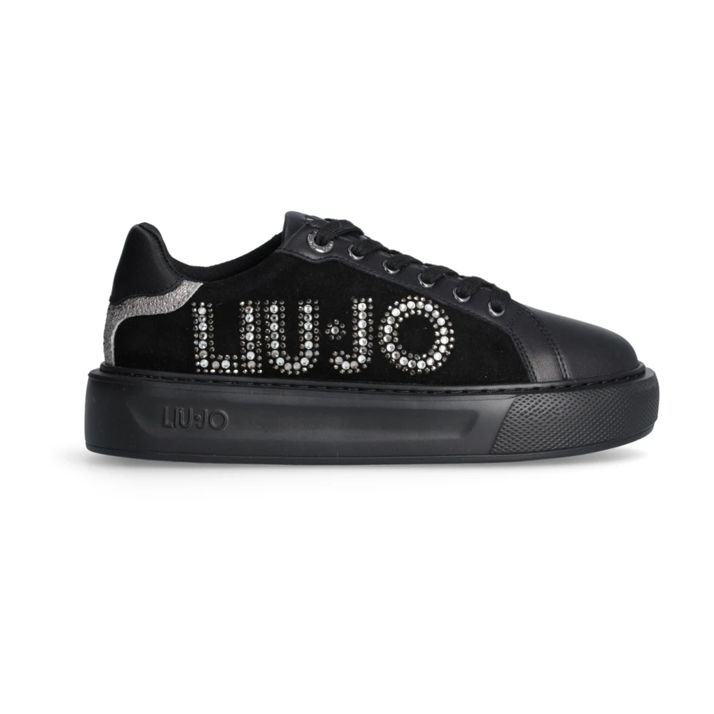 Liu Jo High Sole Sneakers Dames Schoenen Zwart