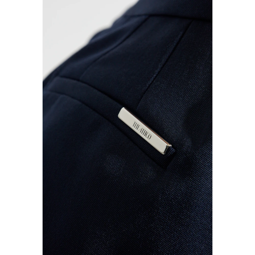 The Attico Wollen broek Blue Dames