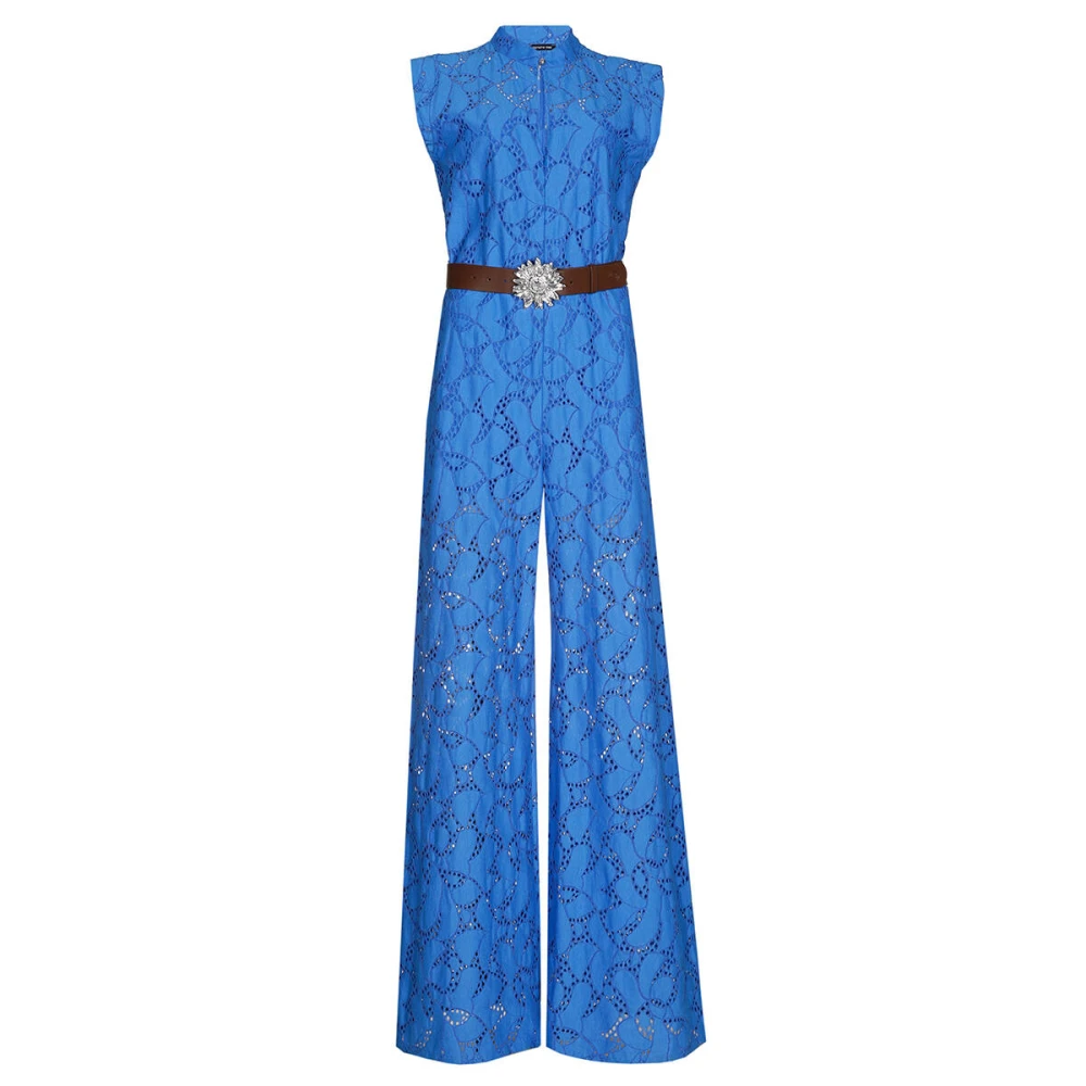 Caroline Biss Elegante Jumpsuit voor Vrouwen Blue Dames