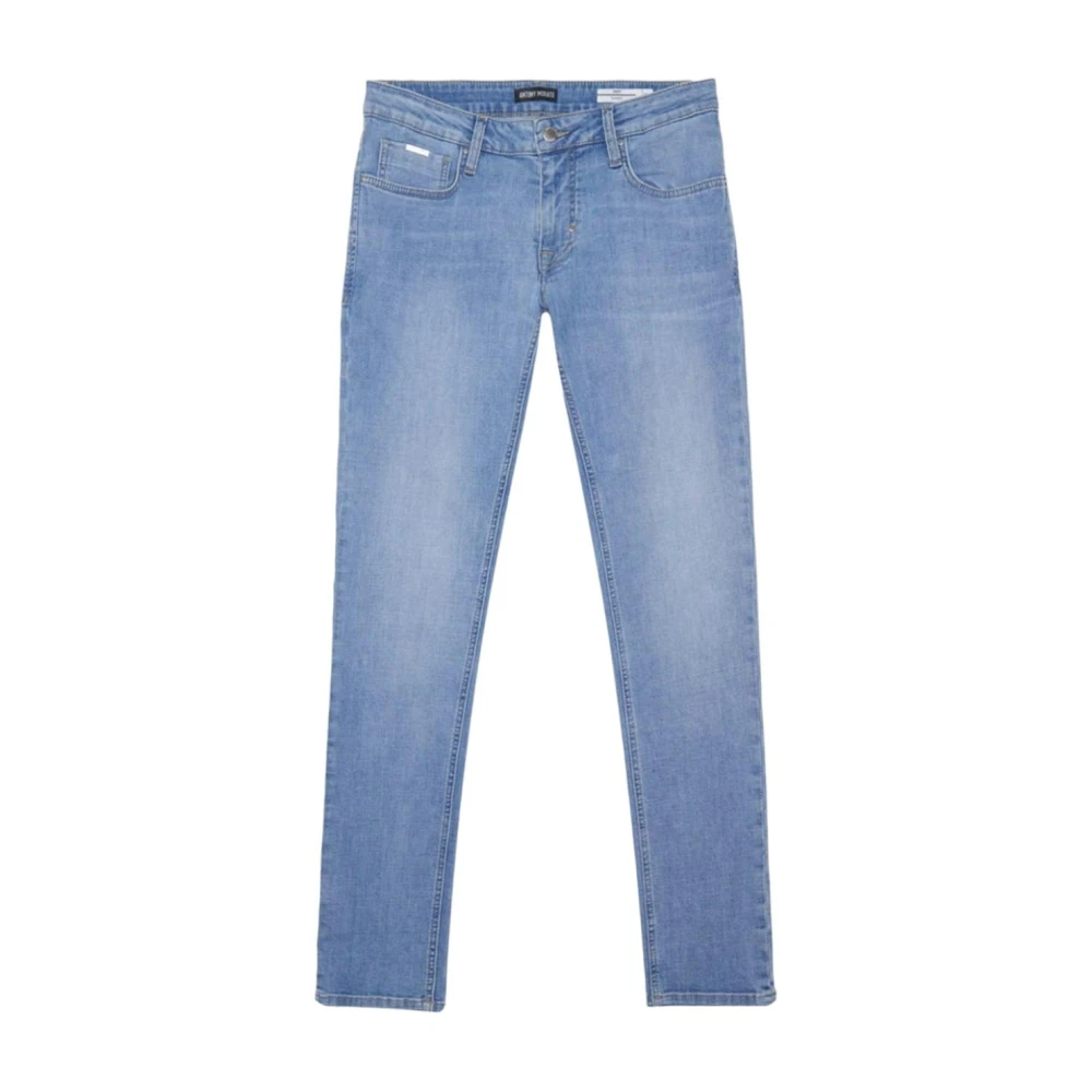 Antony Morato Men's Blue Slim Fit Jeans, W36, Black Slim Fit Denim Jeans